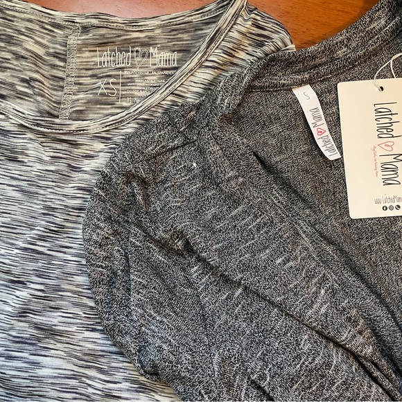 Latched Mama Long sleeve Nursing Tops - Picture 2 of 2